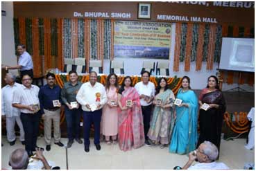 IITRAA Meerut Chapter members with Vice President IITRAA
