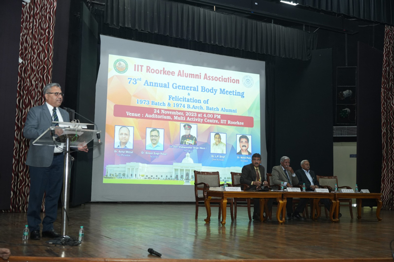 73rd Annual General Body Meeting (AGBM) of the IIT Roorkee Alumni Association
